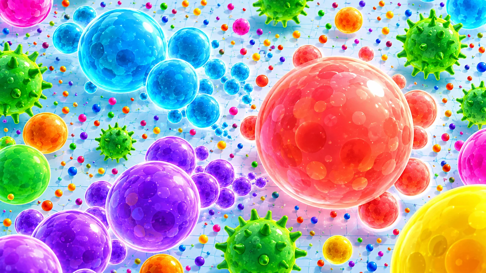 Agar.io game-inspired editorial illustration